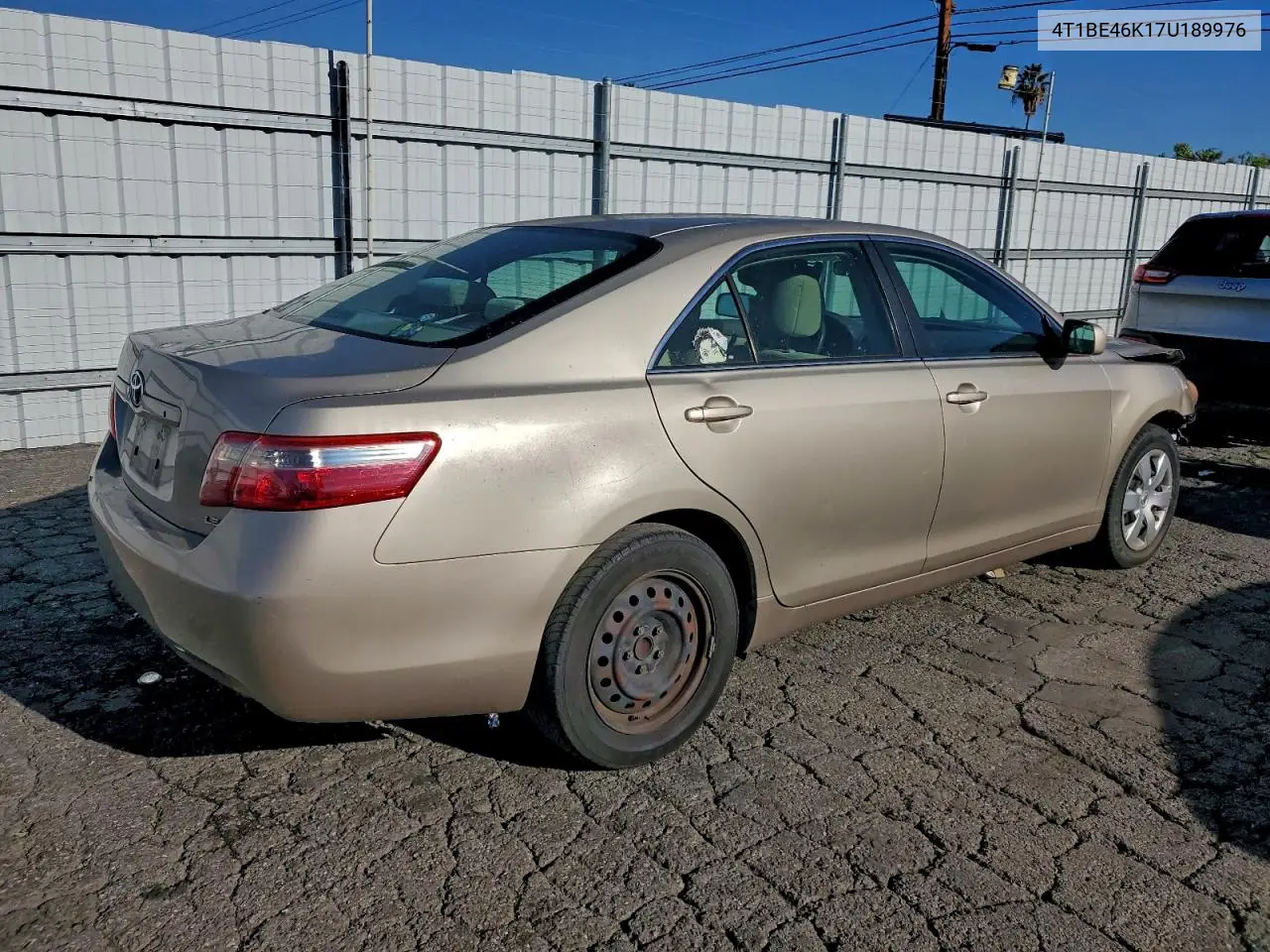 4T1BE46K17U189976 2007 Toyota Camry Ce