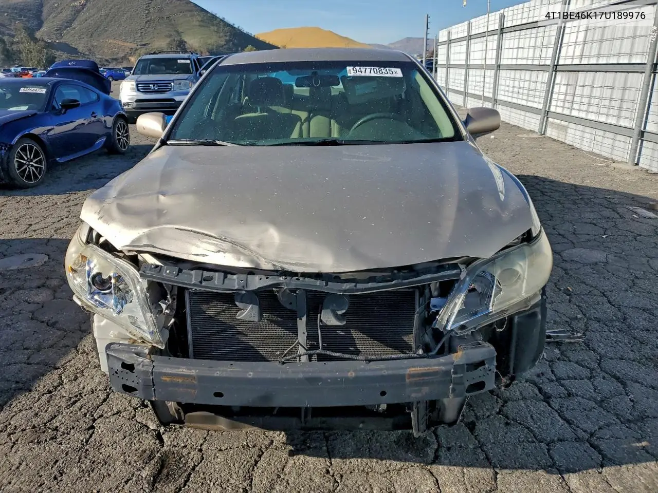 4T1BE46K17U189976 2007 Toyota Camry Ce