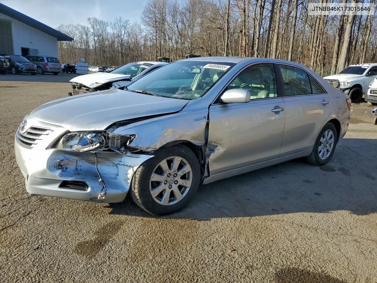 JTNBB46K173015646 2007 Toyota Camry Hybrid