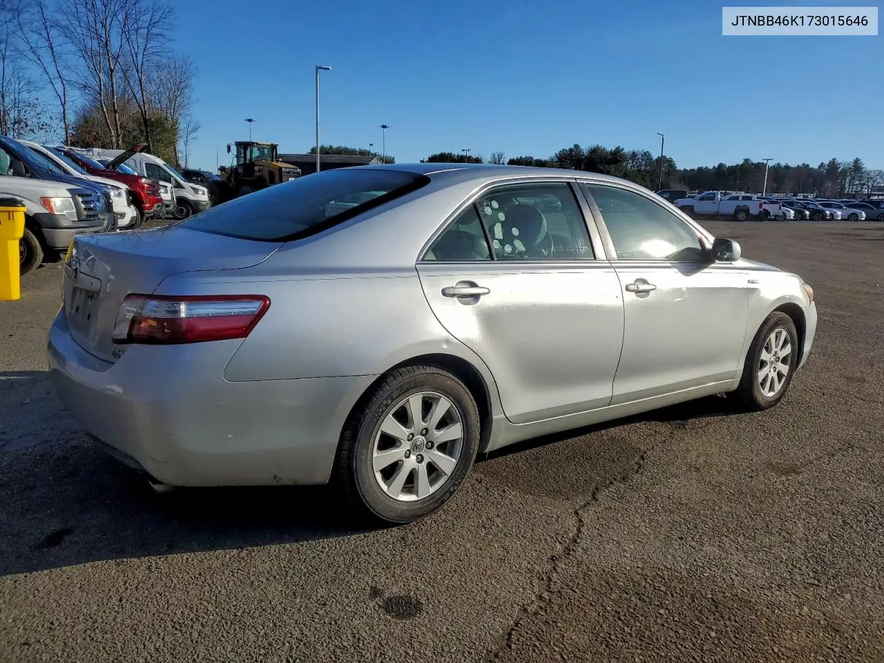 JTNBB46K173015646 2007 Toyota Camry Hybrid