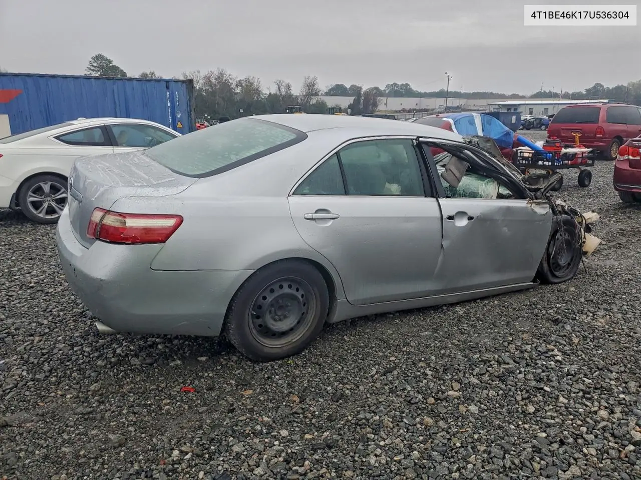 4T1BE46K17U536304 2007 Toyota Camry Ce