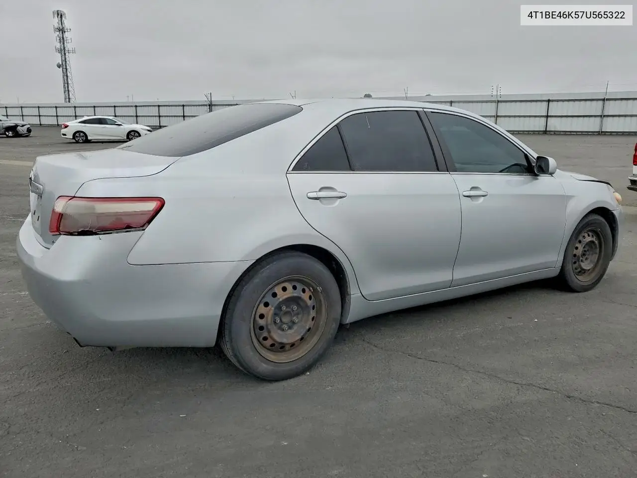 4T1BE46K57U565322 2007 Toyota Camry Ce