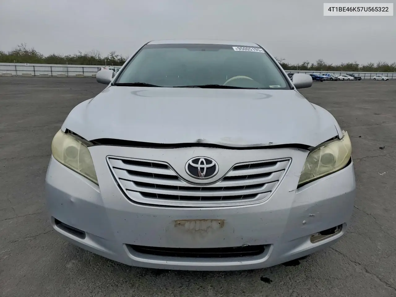 4T1BE46K57U565322 2007 Toyota Camry Ce