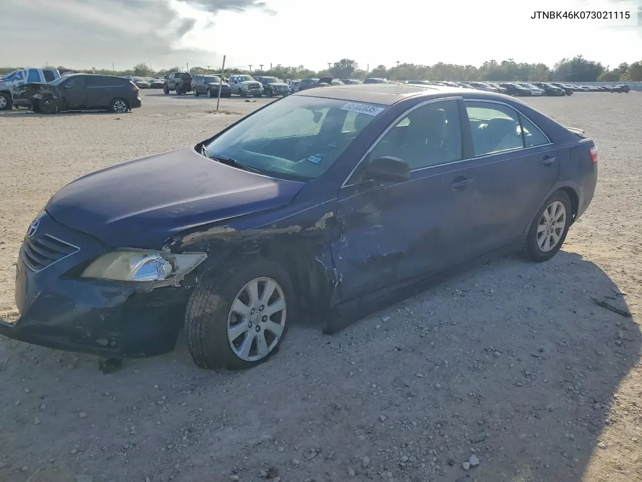 JTNBK46K073021115 2007 Toyota Camry Le