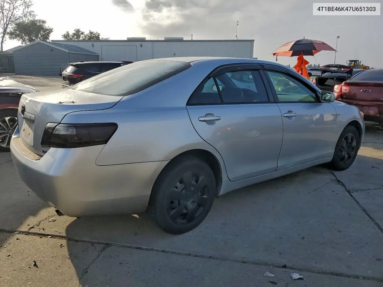 4T1BE46K47U651303 2007 Toyota Camry Ce