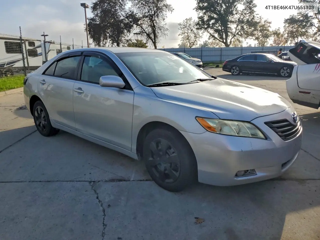 4T1BE46K47U651303 2007 Toyota Camry Ce
