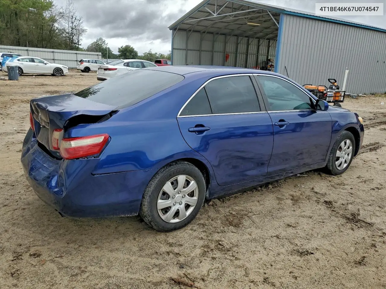 4T1BE46K67U074547 2007 Toyota Camry Ce