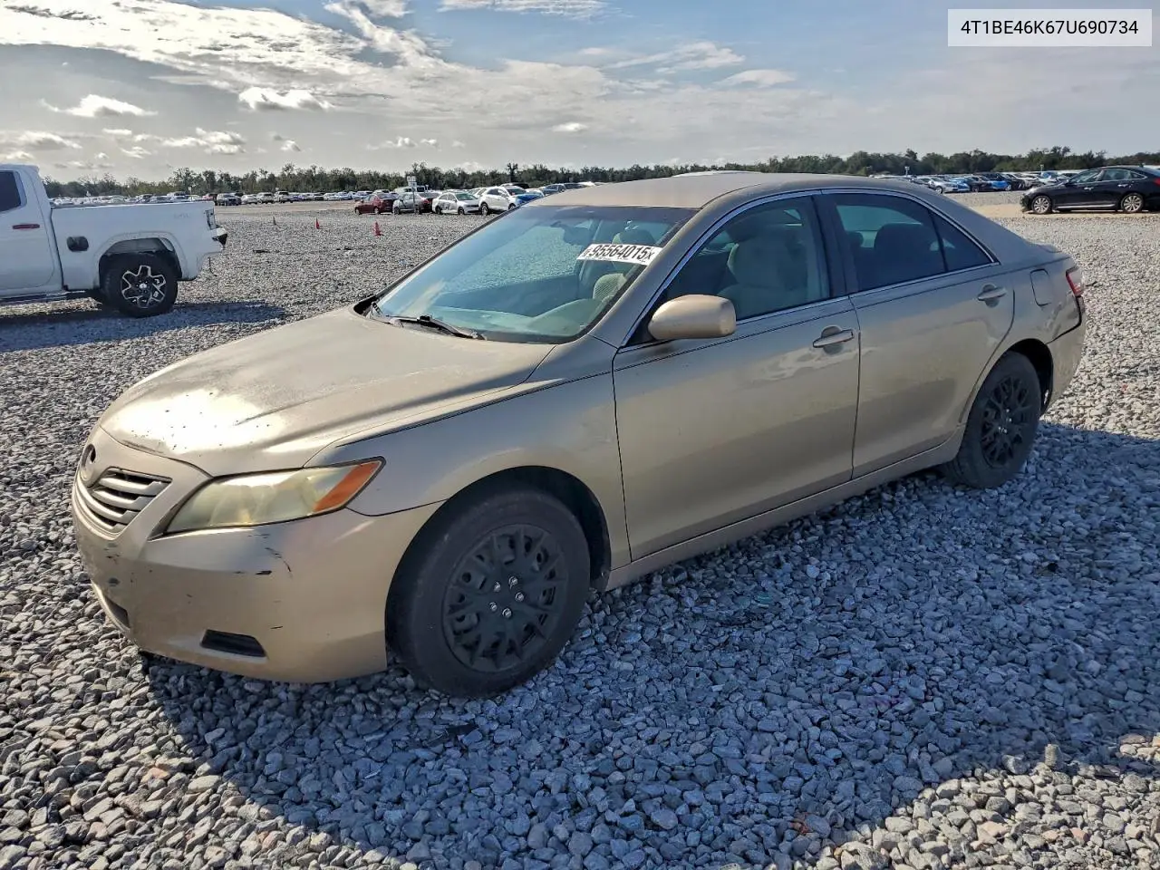4T1BE46K67U690734 2007 Toyota Camry Ce
