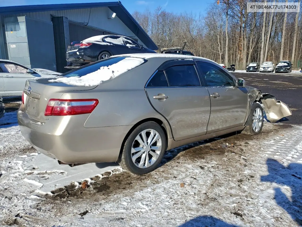 4T1BE46K77U174303 2007 Toyota Camry Ce
