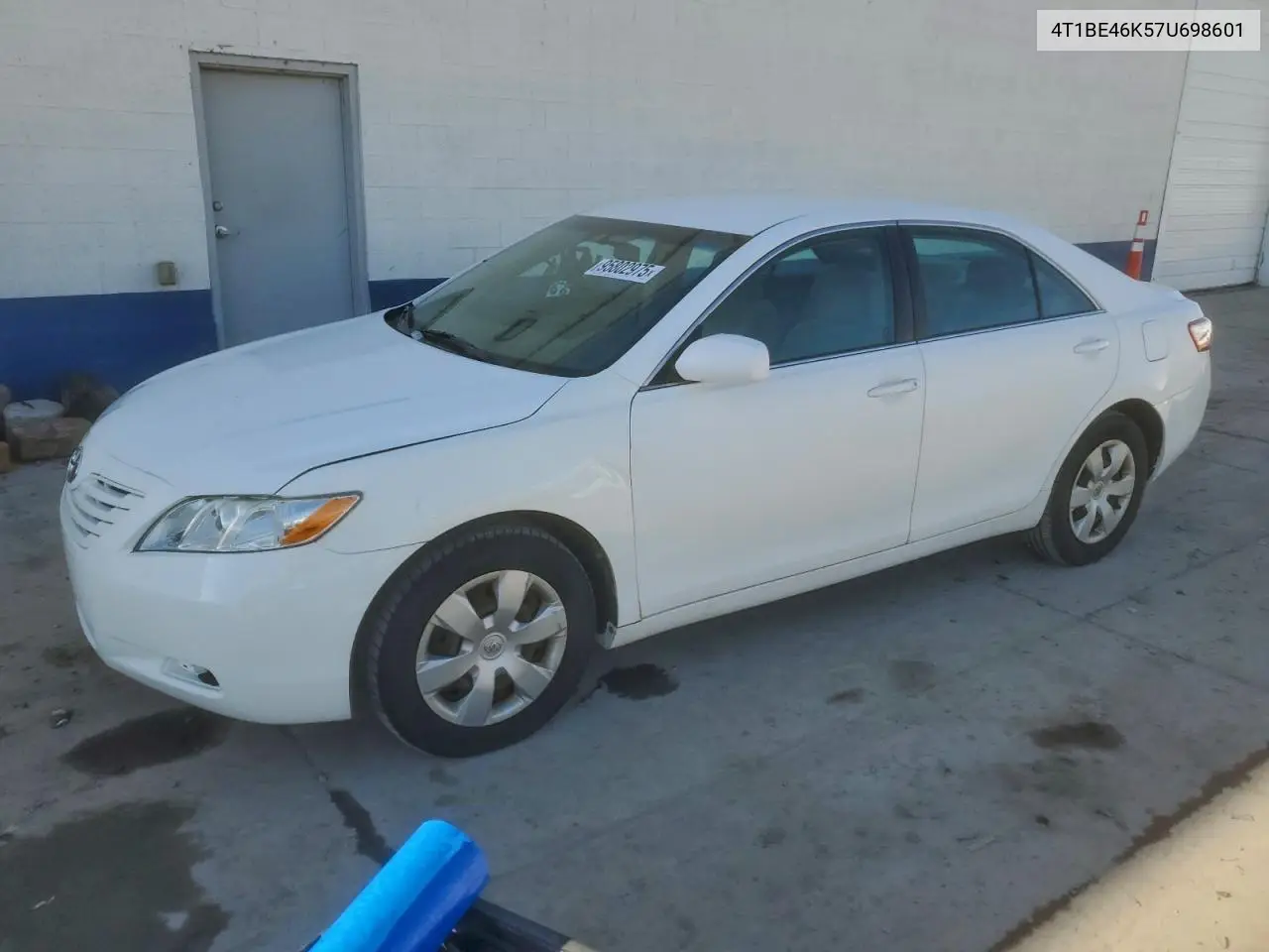 4T1BE46K57U698601 2007 Toyota Camry Le