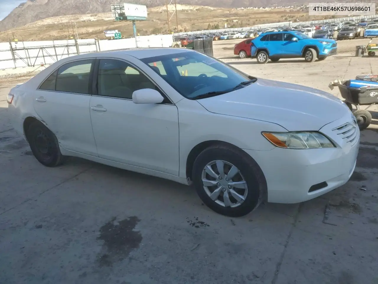 4T1BE46K57U698601 2007 Toyota Camry Le