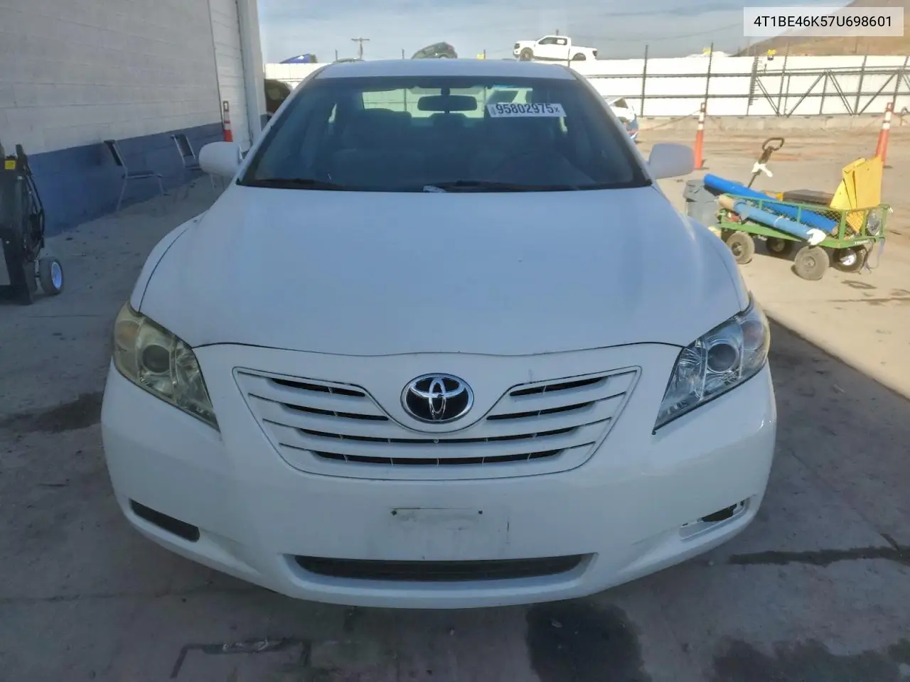 4T1BE46K57U698601 2007 Toyota Camry Le