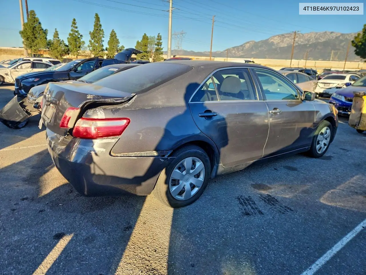 4T1BE46K97U102423 2007 Toyota Camry Ce