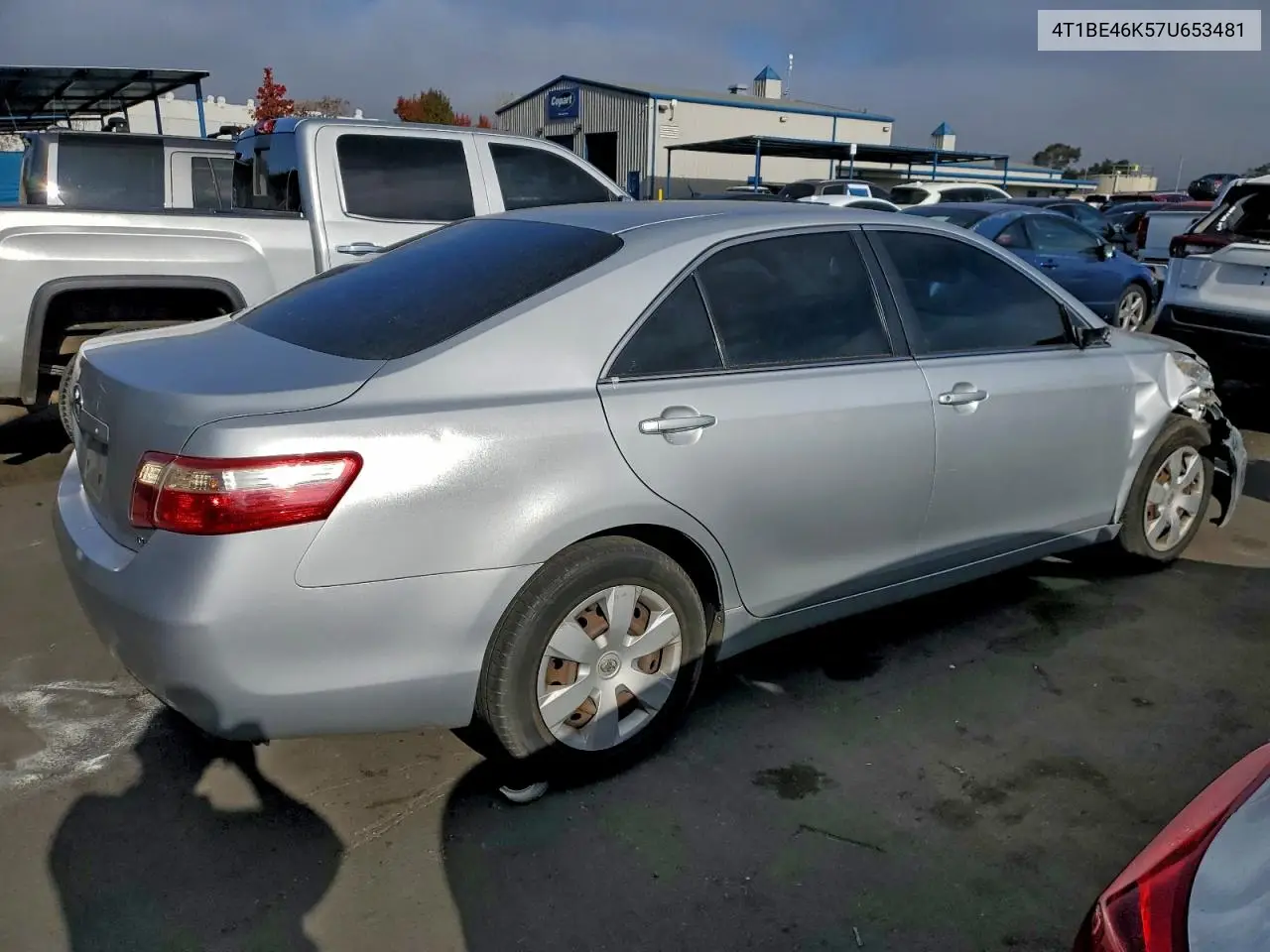 4T1BE46K57U653481 2007 Toyota Camry Ce