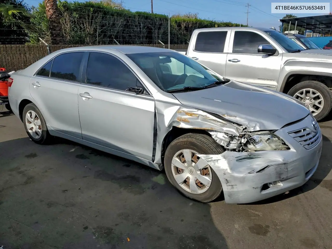 4T1BE46K57U653481 2007 Toyota Camry Ce