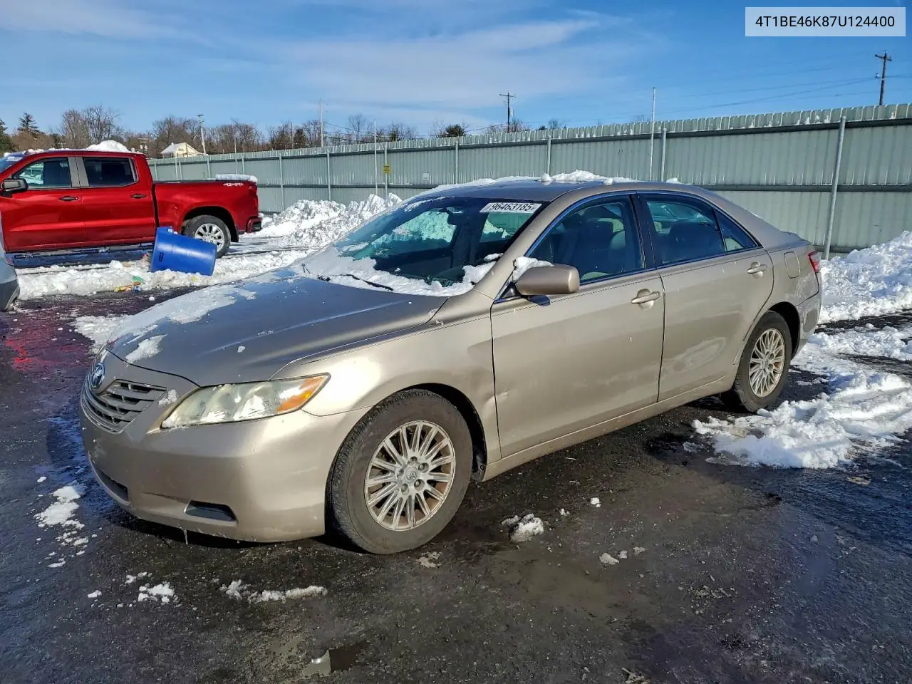 4T1BE46K87U124400 2007 Toyota Camry Ce