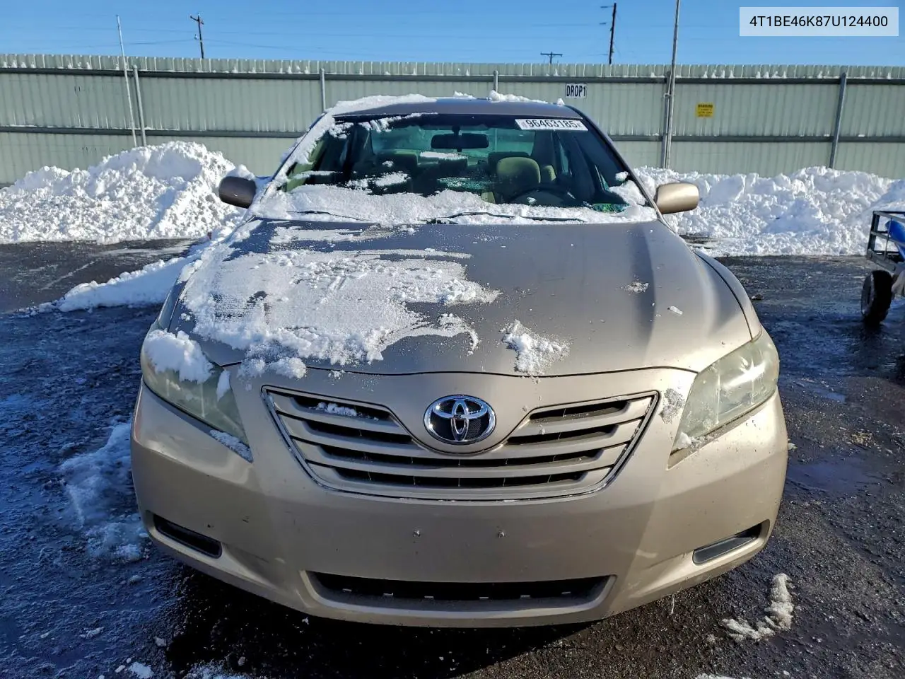 4T1BE46K87U124400 2007 Toyota Camry Ce