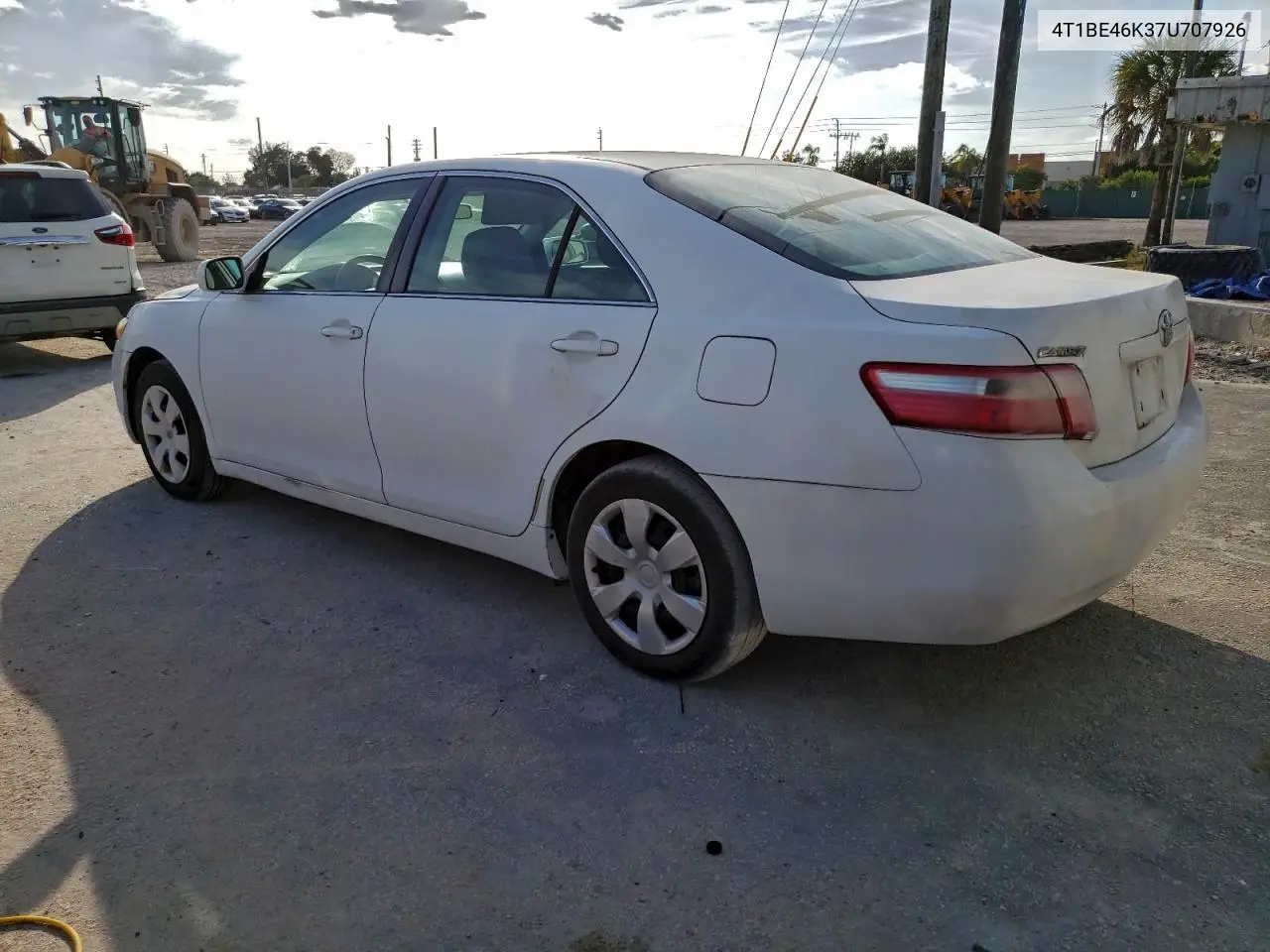 4T1BE46K37U707926 2007 Toyota Camry Ce