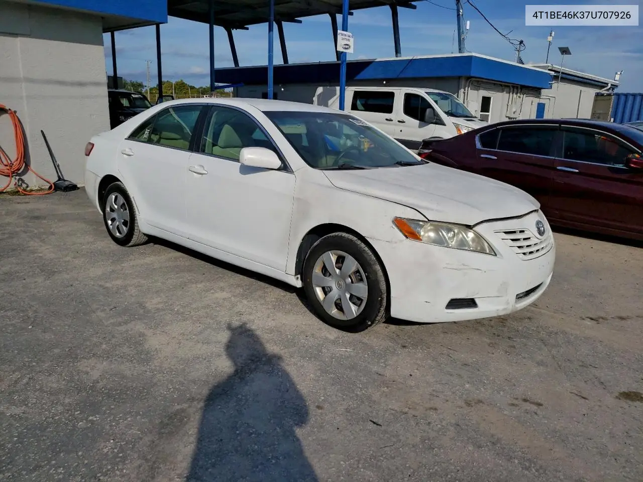 4T1BE46K37U707926 2007 Toyota Camry Ce