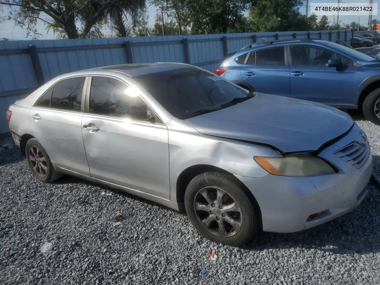 4T4BE46K88R021422 2008 Toyota Camry Ce