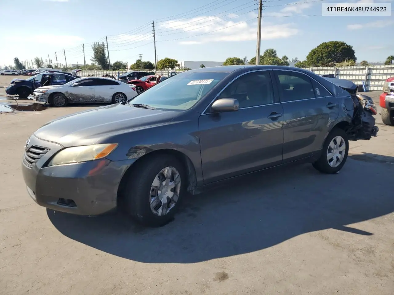 4T1BE46K48U744923 2008 Toyota Camry Ce
