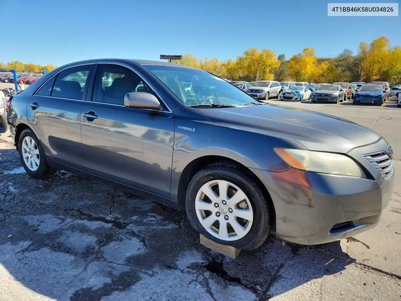 4T1BB46K58U034826 2008 Toyota Camry Hybrid