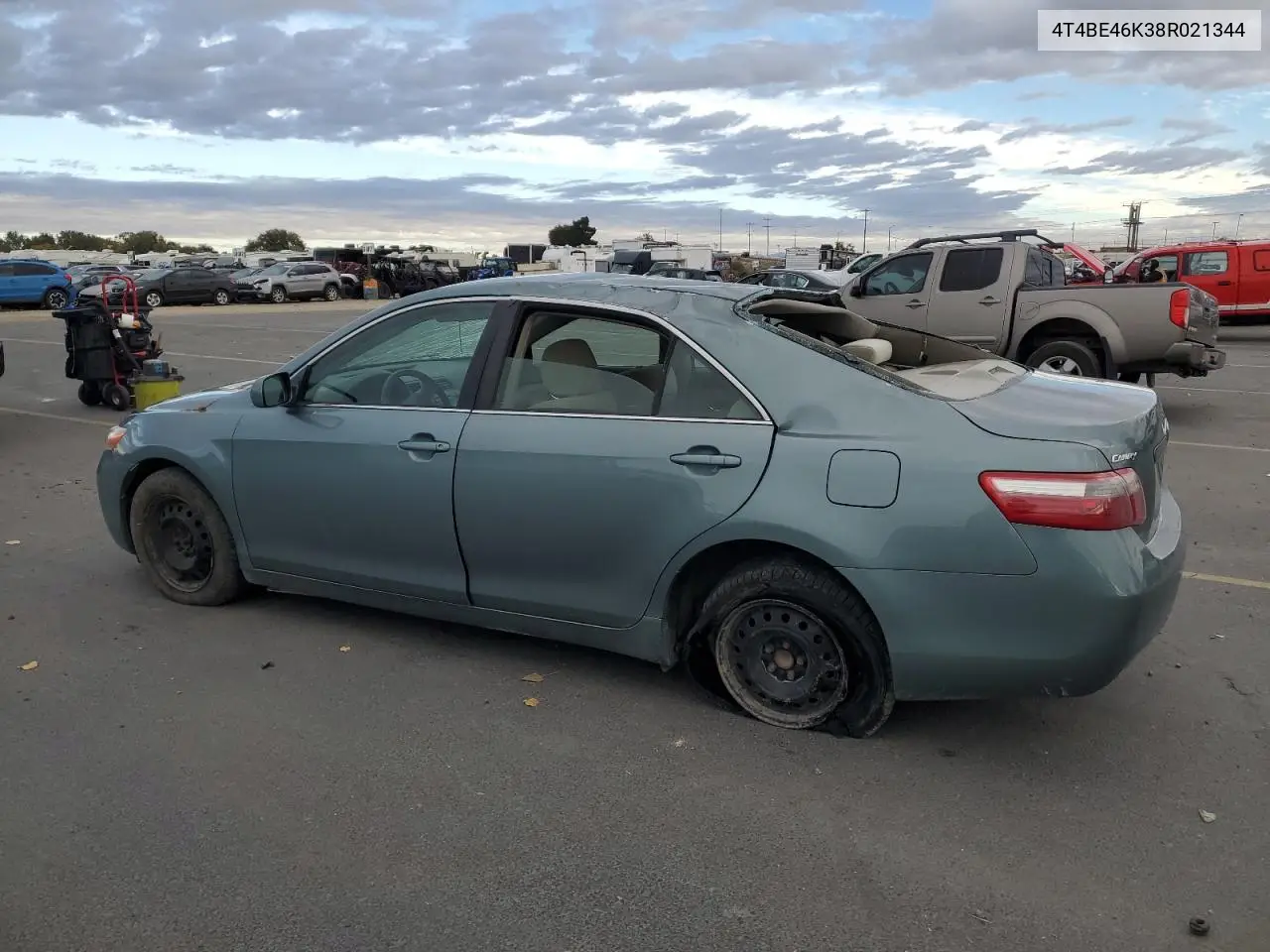 4T4BE46K38R021344 2008 Toyota Camry Ce