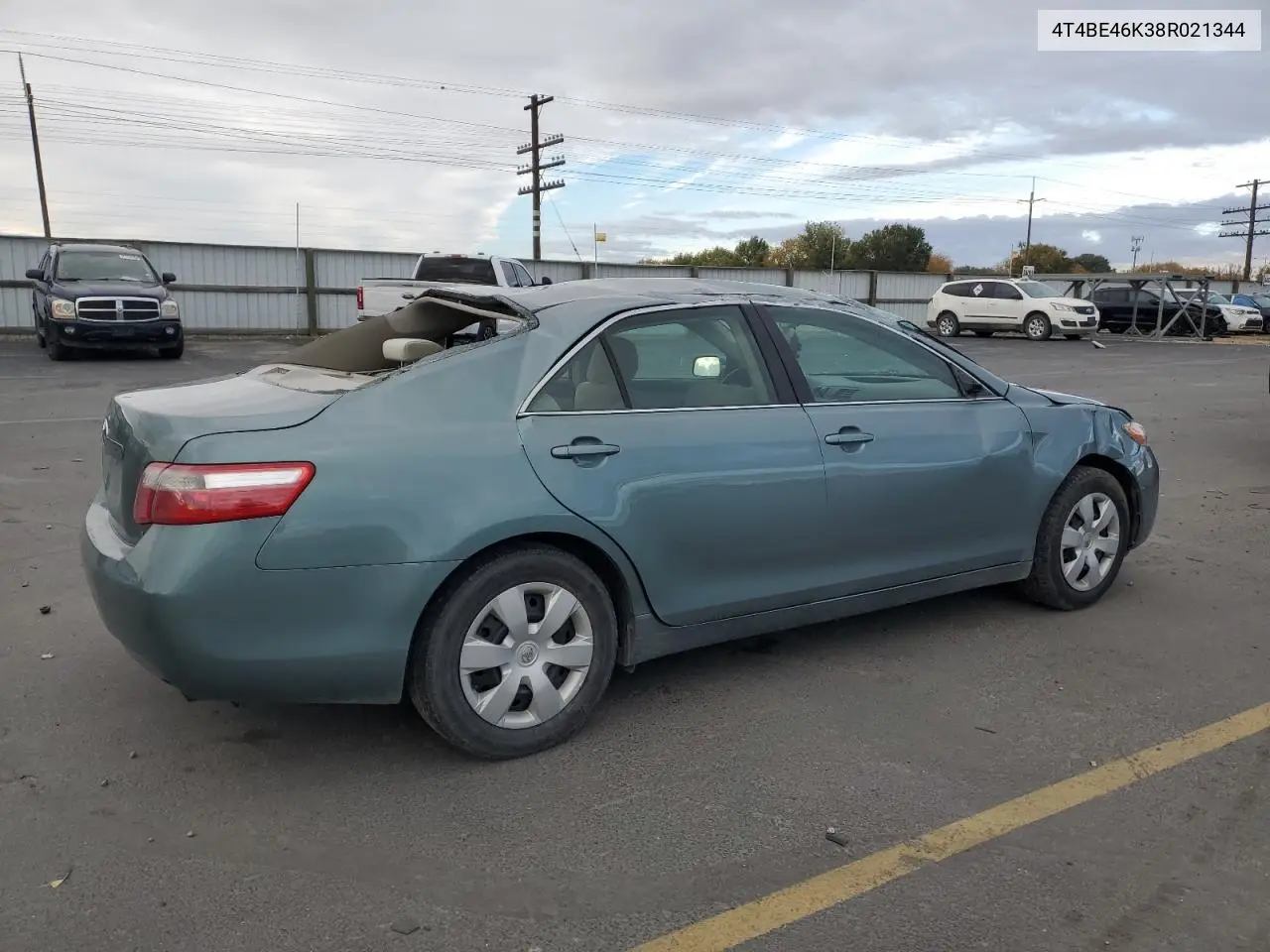 4T4BE46K38R021344 2008 Toyota Camry Ce