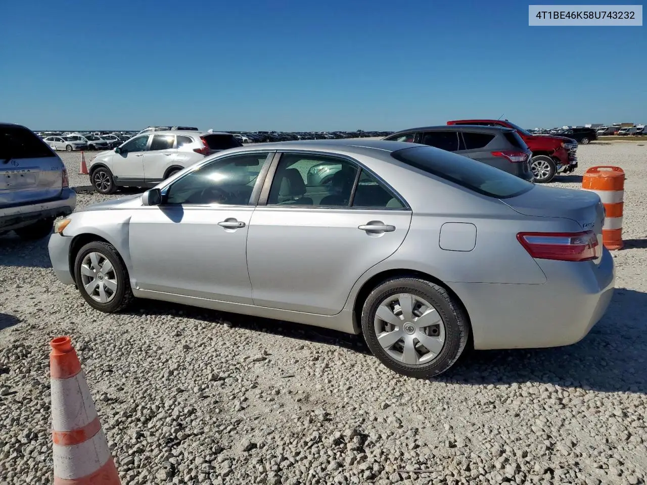 4T1BE46K58U743232 2008 Toyota Camry Ce