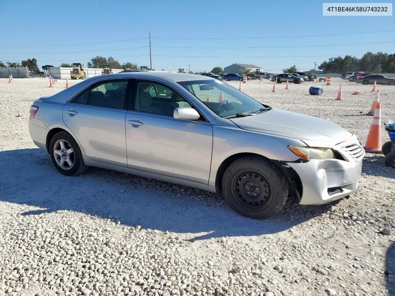 4T1BE46K58U743232 2008 Toyota Camry Ce