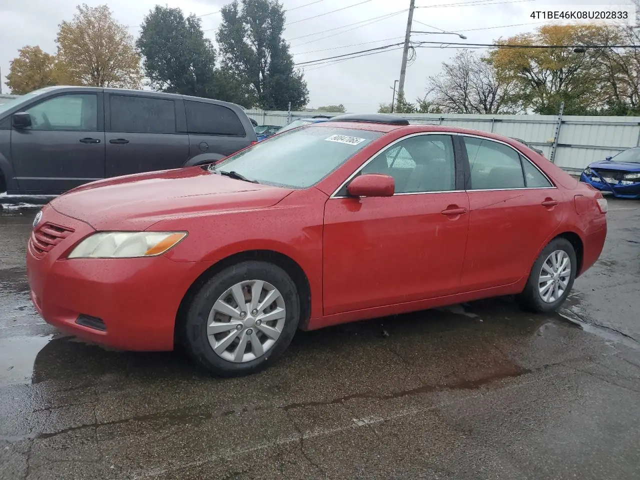 4T1BE46K08U202833 2008 Toyota Camry Ce