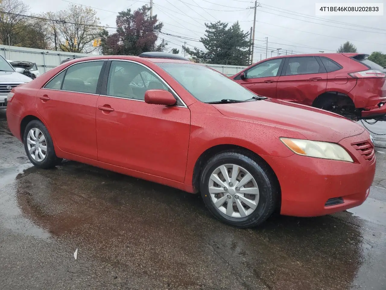 4T1BE46K08U202833 2008 Toyota Camry Ce
