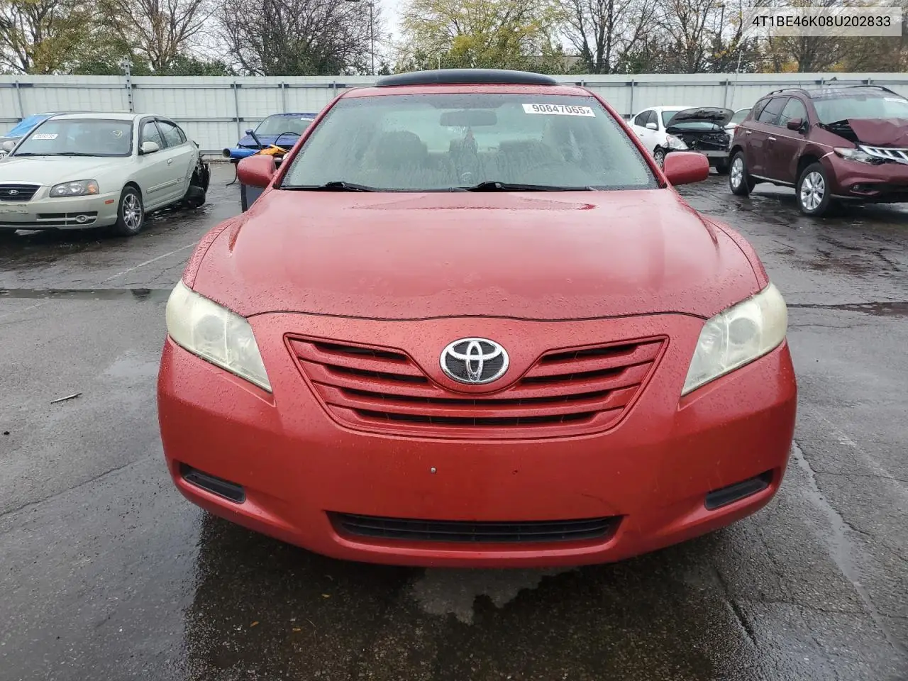 4T1BE46K08U202833 2008 Toyota Camry Ce
