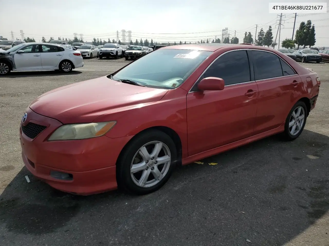 4T1BE46K88U221677 2008 Toyota Camry Ce