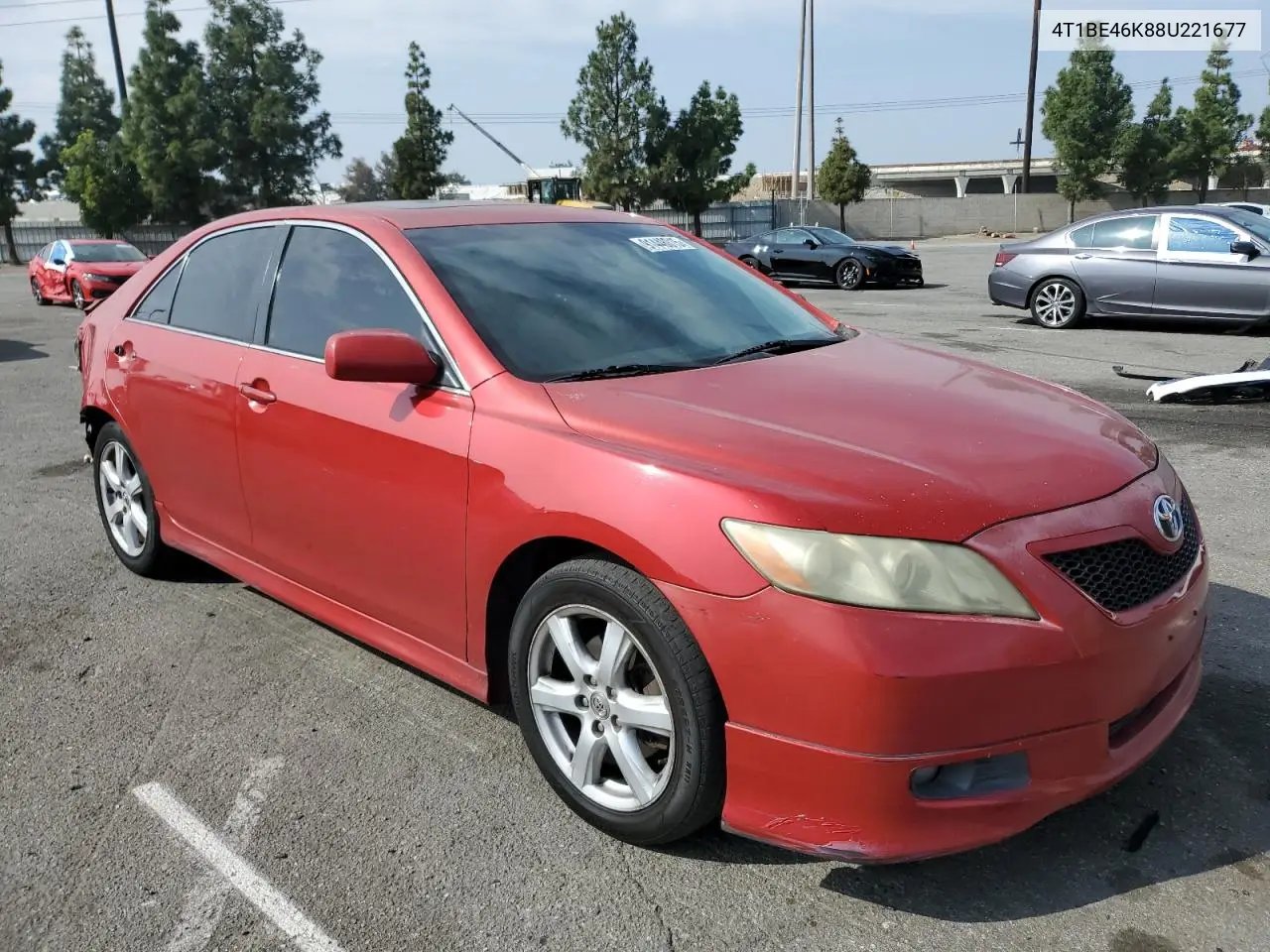 4T1BE46K88U221677 2008 Toyota Camry Ce
