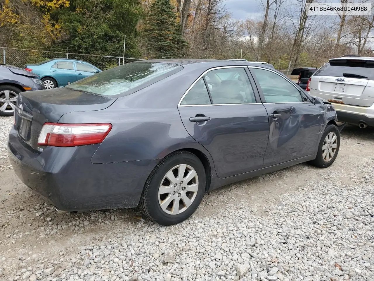 4T1BB46K68U040988 2008 Toyota Camry Hybrid