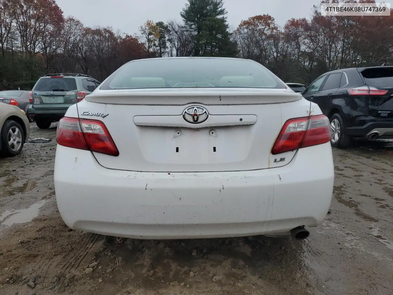 4T1BE46K88U747369 2008 Toyota Camry Ce