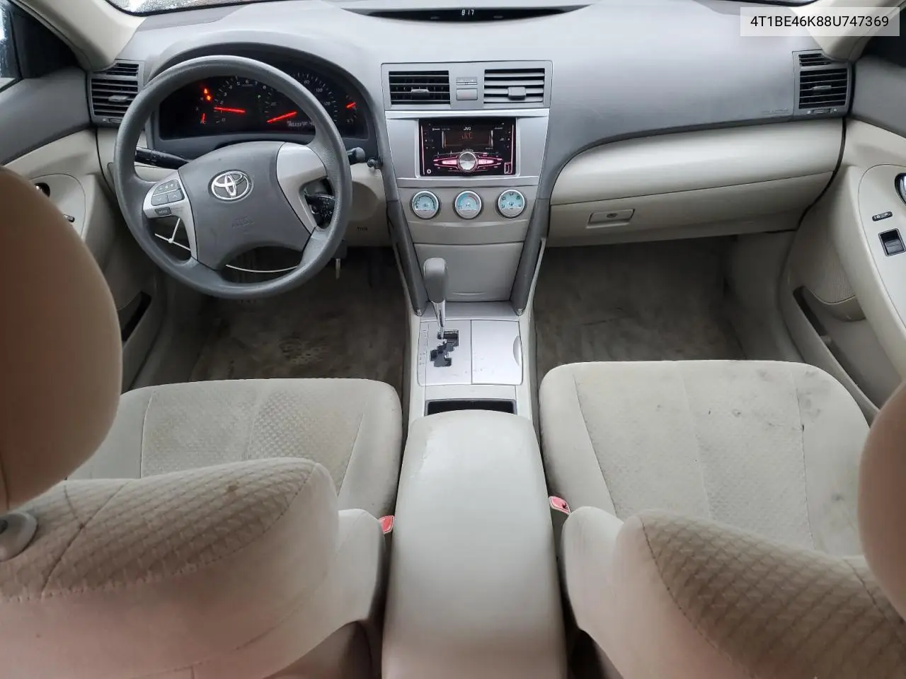 4T1BE46K88U747369 2008 Toyota Camry Ce