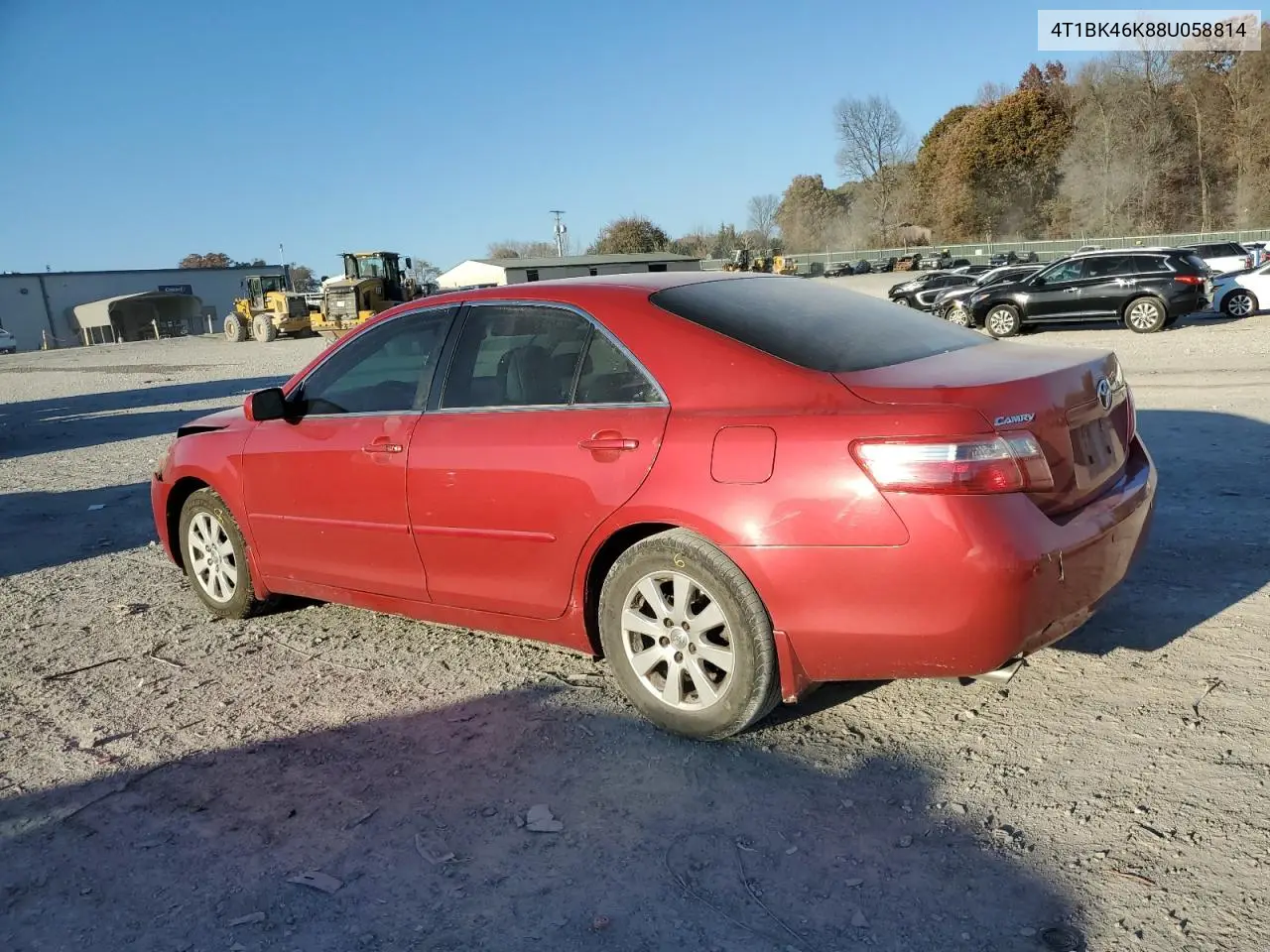 4T1BK46K88U058814 2008 Toyota Camry Le