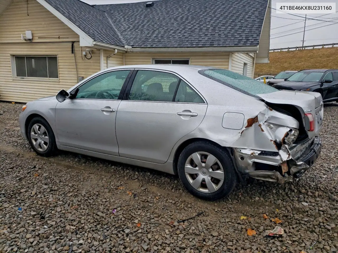 4T1BE46KX8U231160 2008 Toyota Camry Ce