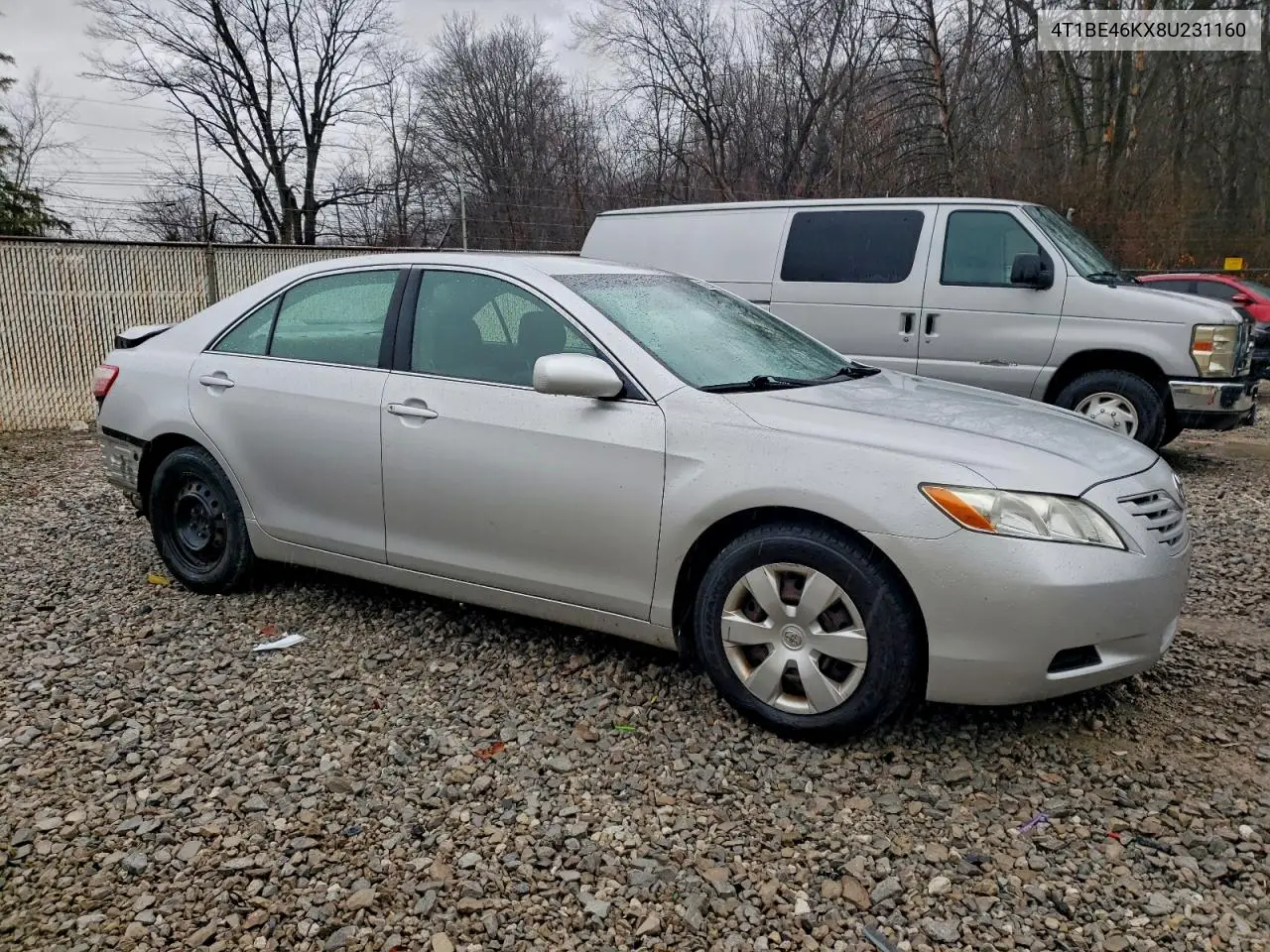 4T1BE46KX8U231160 2008 Toyota Camry Ce