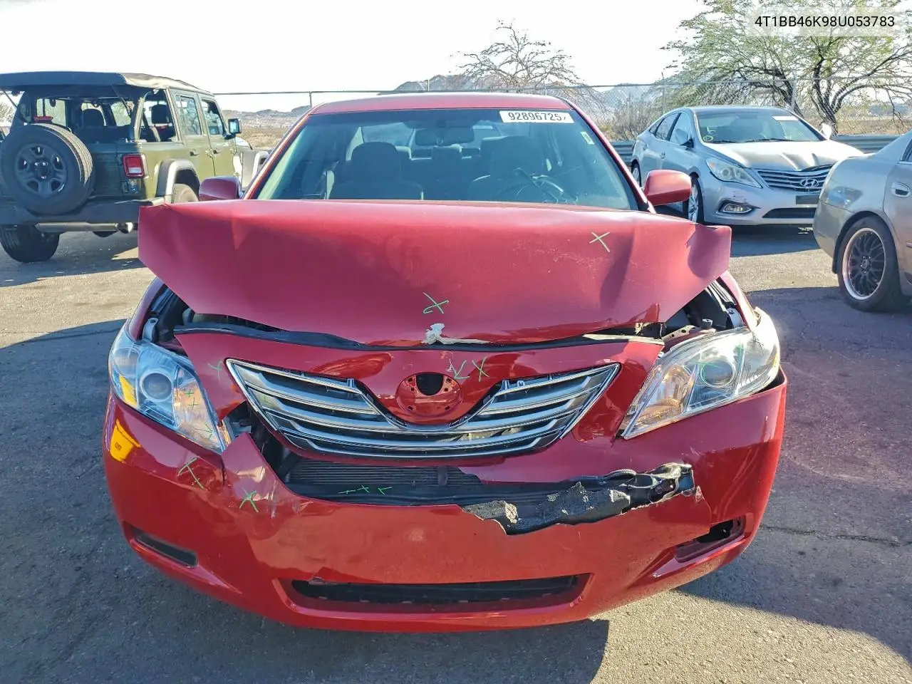 4T1BB46K98U053783 2008 Toyota Camry Hybrid
