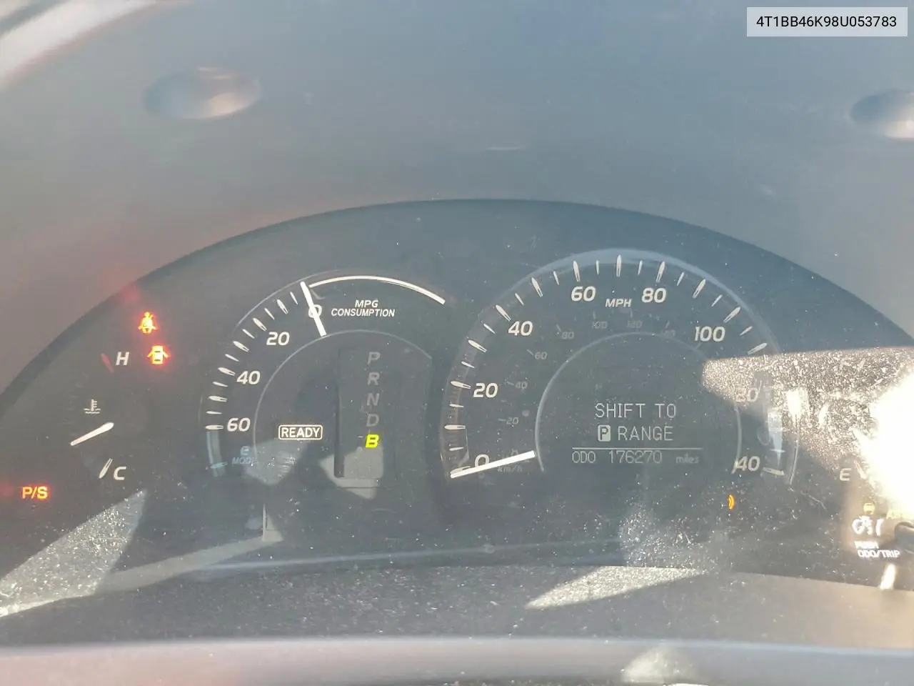 4T1BB46K98U053783 2008 Toyota Camry Hybrid
