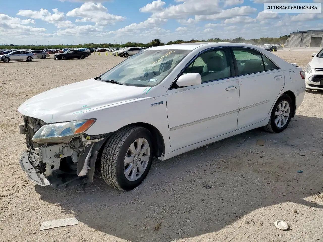 4T1BB46K68U043485 2008 Toyota Camry Hybrid
