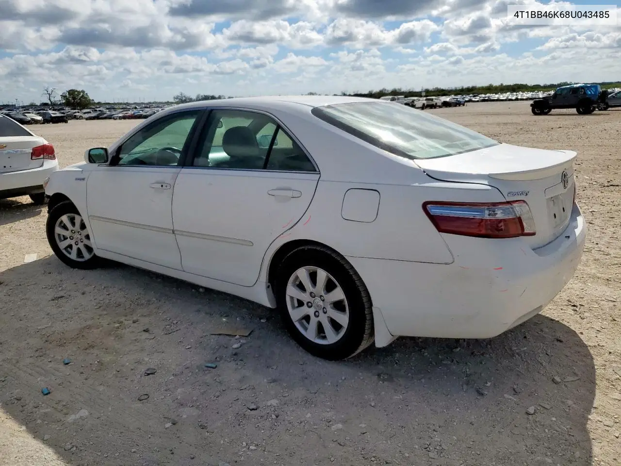 4T1BB46K68U043485 2008 Toyota Camry Hybrid