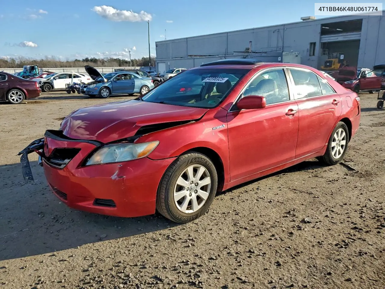 4T1BB46K48U061774 2008 Toyota Camry Hybrid
