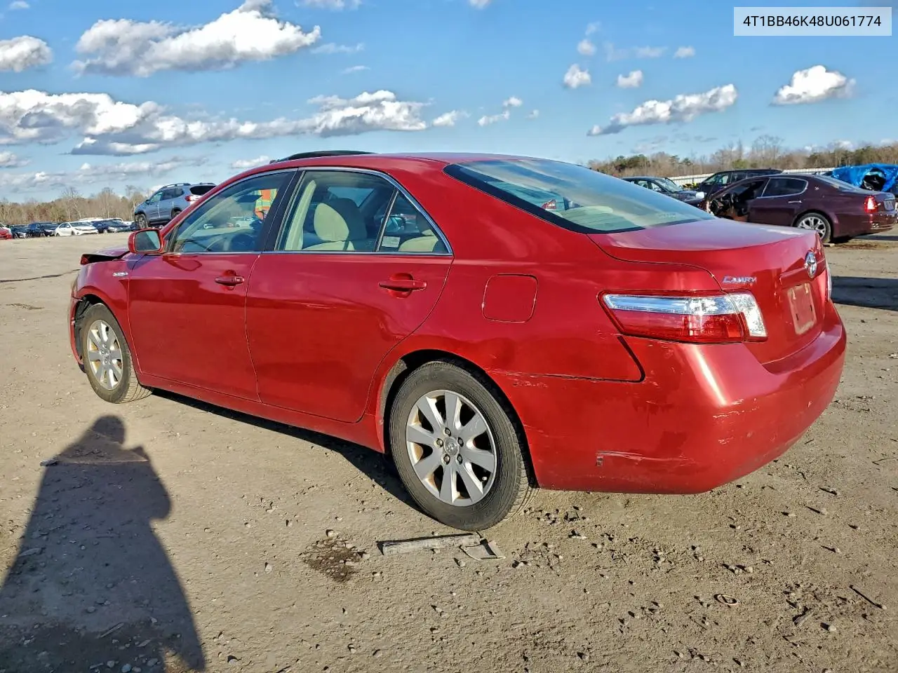 4T1BB46K48U061774 2008 Toyota Camry Hybrid