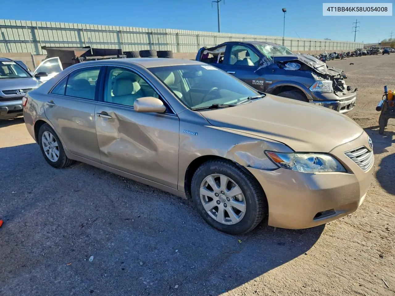 4T1BB46K58U054008 2008 Toyota Camry Hybrid