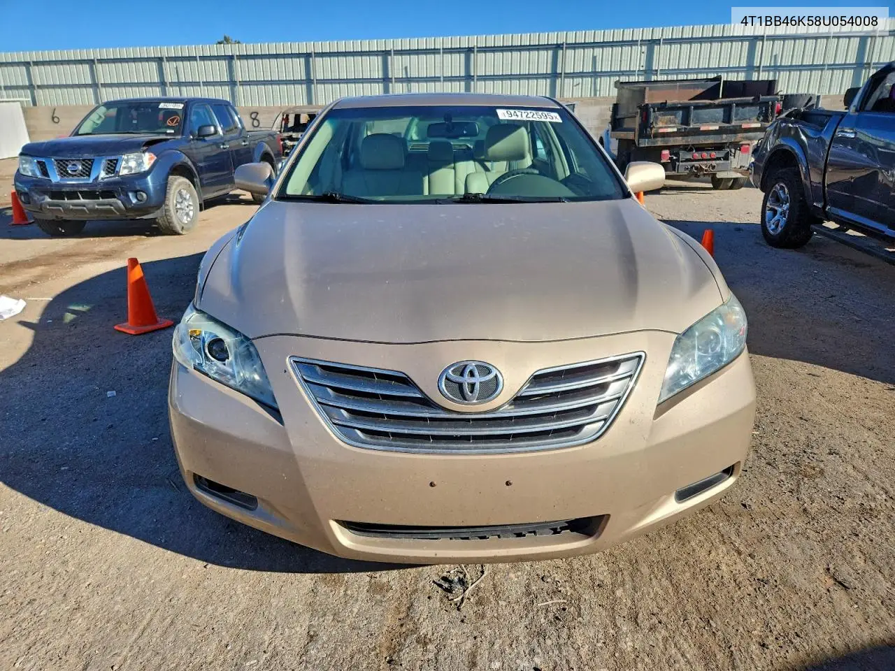 4T1BB46K58U054008 2008 Toyota Camry Hybrid