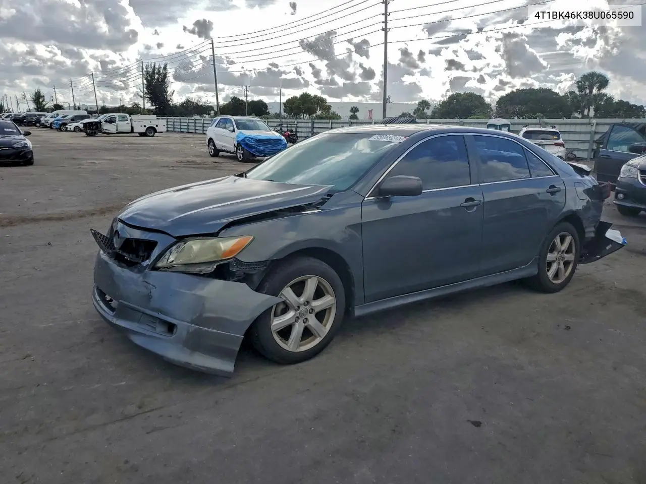 4T1BK46K38U065590 2008 Toyota Camry Le